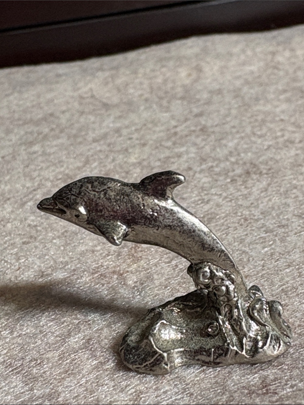 Pewter-Dolphin- Decorative Accent